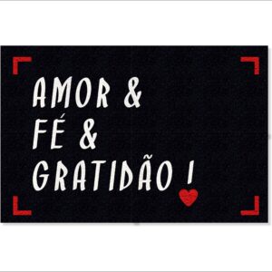 CAPACHO AMOR FÉ GRATIDÃO