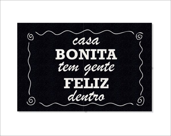 CAPACHO CASA BONITA TEM GENTE FELIZ DENTRO - Imagem 4
