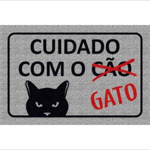CAPACHO CUIDADO COM O GATO
