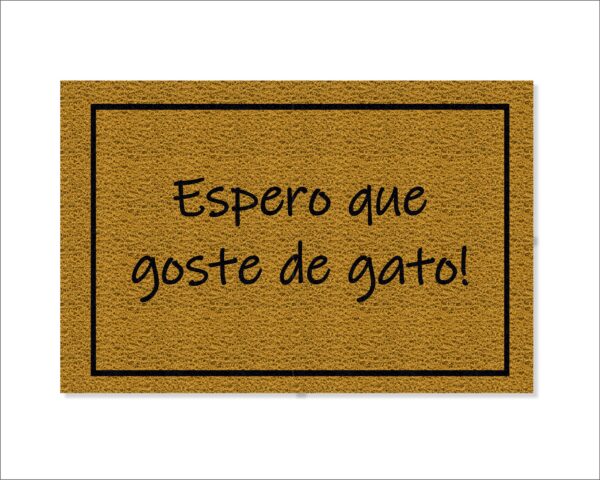 CAPACHO ESPERO QUE GOSTE DE GATO