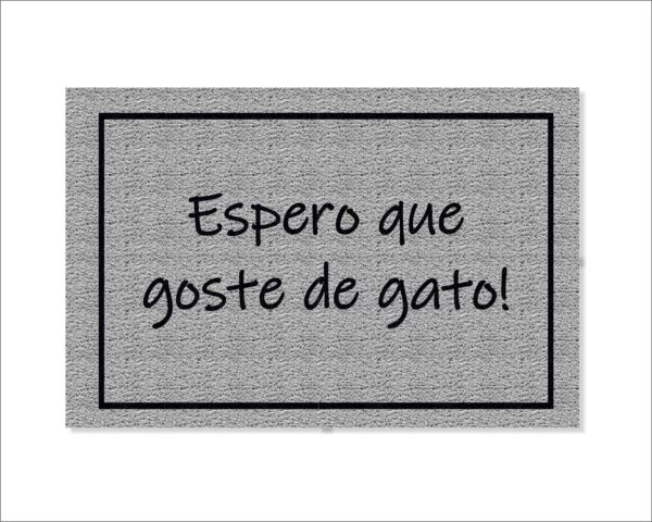 CAPACHO ESPERO QUE GOSTE DE GATO - Imagem 3