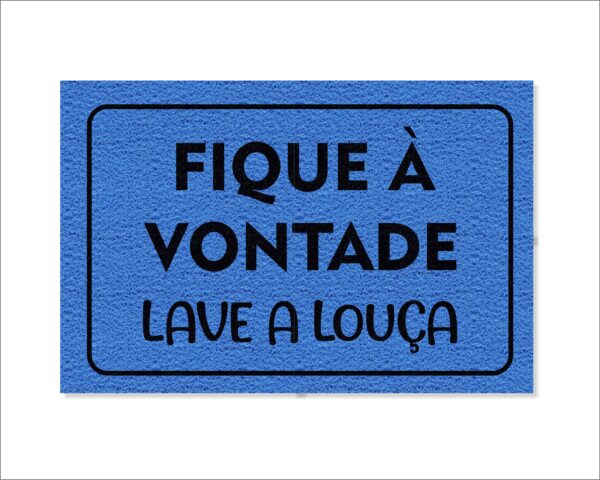CAPACHO FIQUE À VONTADE LAVE A LOUÇA - Imagem 2