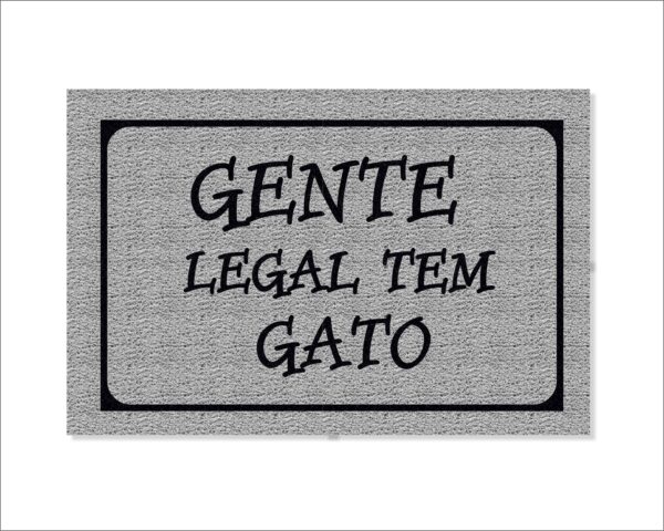 CAPACHO GENTE LEGAL TEM GATO - Imagem 3