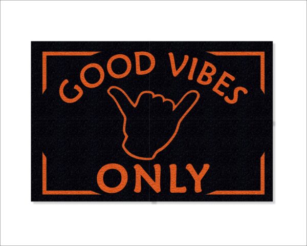 CAPACHO GOOD VIBES ONLY - Imagem 2
