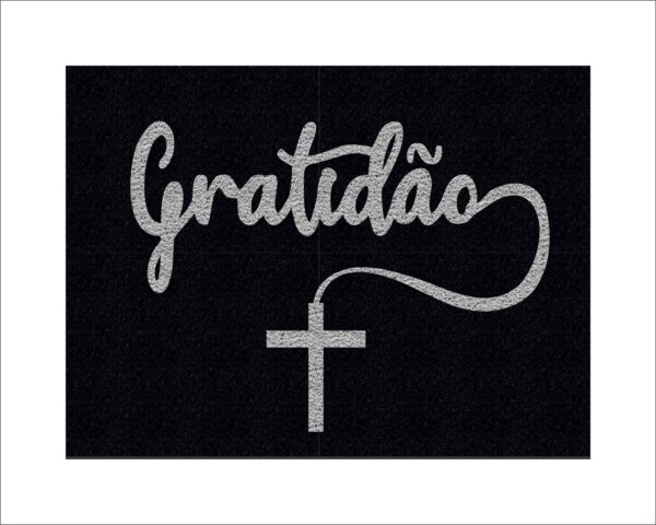 CAPACHO GRATIDÃO CRUZ - Imagem 2