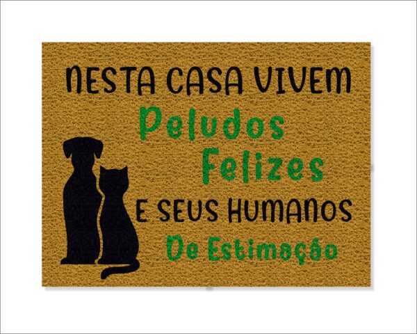 CAPACHO NESSA CASA VIVEM PEULDOS FELIZES E SEUS HUMANOS DE ESTIMAÇÃO - Imagem 3