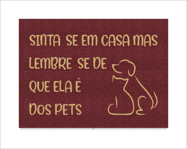CAPACHO SINTA-SE EM CASA MAS LEMBRE-SE DE QUE ELA É DOS PETS