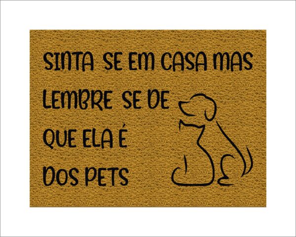 CAPACHO SINTA-SE EM CASA MAS LEMBRE-SE DE QUE ELA É DOS PETS - Imagem 4
