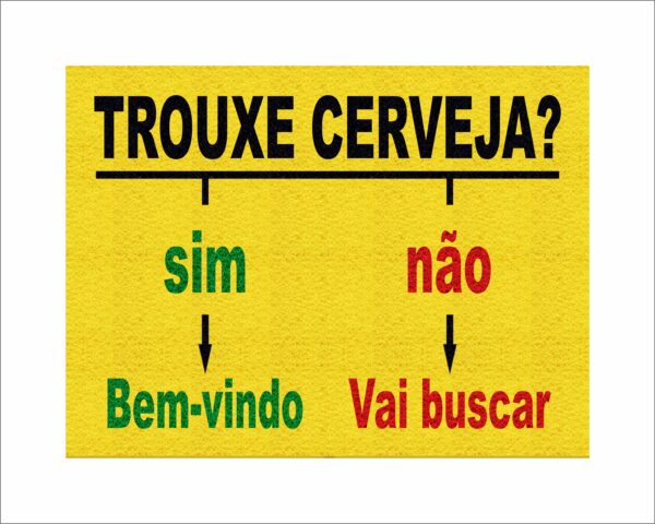 CAPACHO TROUXE CERVEJA SIM OU NÃO