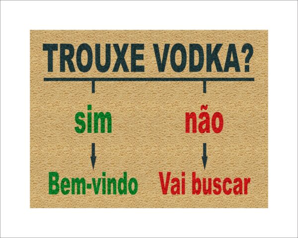 CAPACHO TROUXE VODKA SIM OU NÃO - Imagem 4
