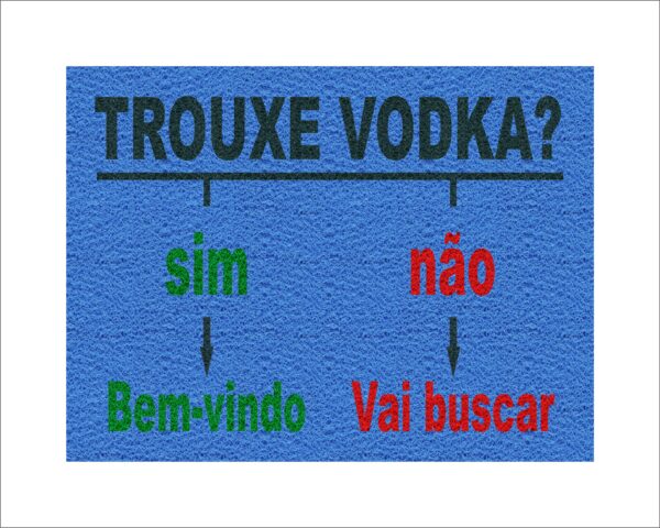 CAPACHO TROUXE VODKA SIM OU NÃO