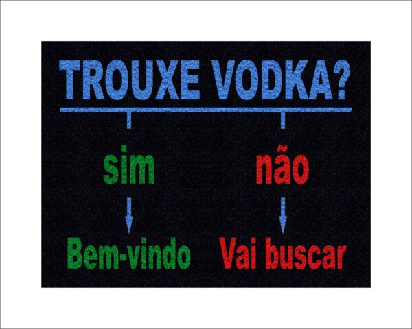 CAPACHO TROUXE VODKA SIM OU NÃO - Imagem 2