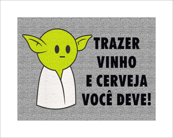 CAPACHO TRAZER VINHO E CERVEJA VOCÊ DEVE - Imagem 3