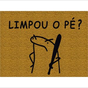 CAPACHO FLORK LIMPOU O PÉ