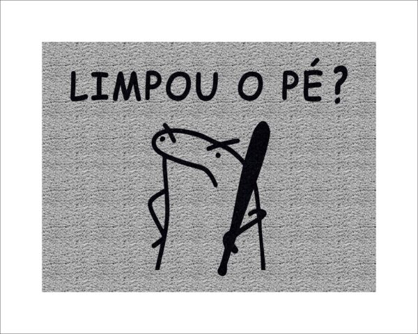 CAPACHO FLORK LIMPOU O PÉ - Imagem 2