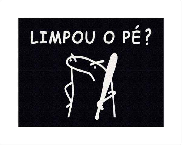 CAPACHO FLORK LIMPOU O PÉ - Imagem 3