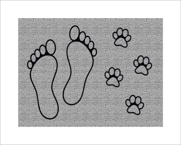CAPACHO PEGADAS HUMANOS E PETS - Imagem 3
