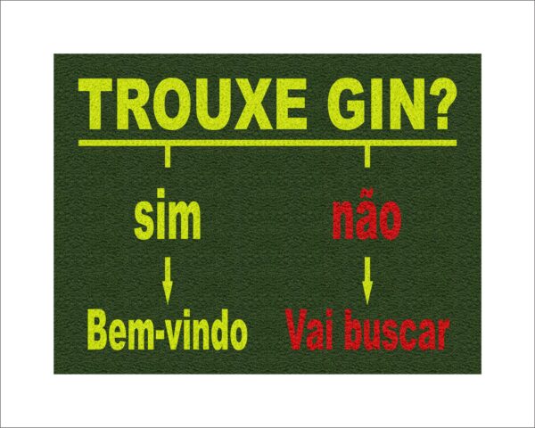 CAPACHO TROUXE O GIN SIM OU NÃO